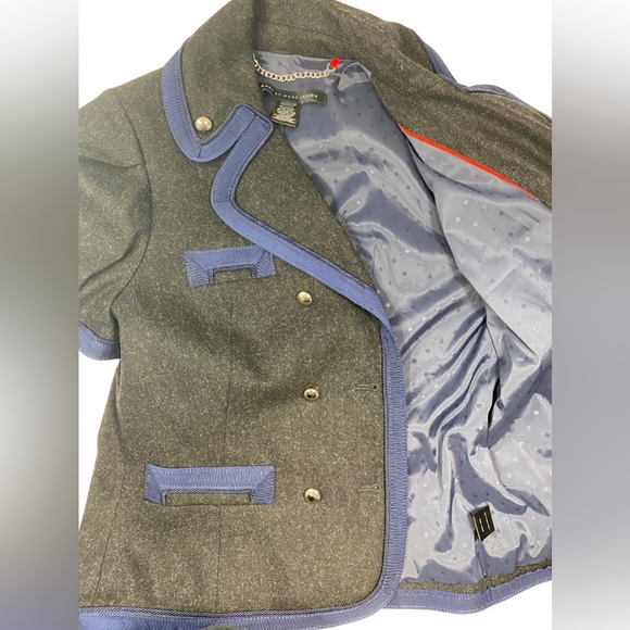 Marc By Marc Jacobs, Cap Sleeve, Black, Jacket Blazer-Size 4 - Picture 13 of 13
